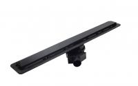 Трап линейный с решеткой Pestan Confluo Frameless Line Black Glass 75 см 13701205