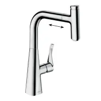 Смеситель для кухонной мойки Hansgrohe Metris Select 73802000