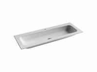 Раковина накладная Ceramicanova Element 121 см, цвет: белый CN7017