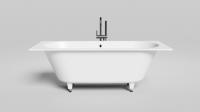 Ванна из искусственного камня Salini Ornella Axis 170x70 см 104613M матовая