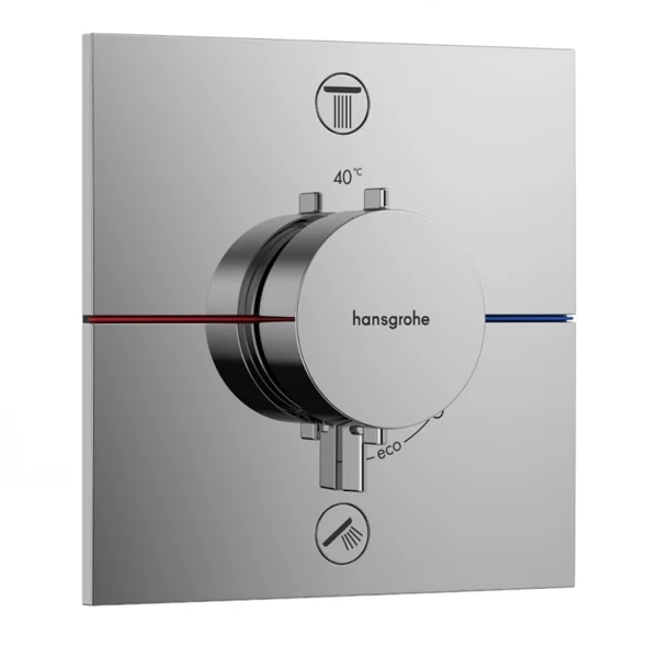 Фото термостатический смеситель для душа hansgrohe shower select comfort e 15572000