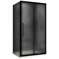 Душевое ограждение Abber Schwarzer Diamant 110 см AG30110BMH-S80BM