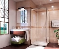 Душевое ограждение WasserKraft Main 90x90 см 41S03 Matt glass