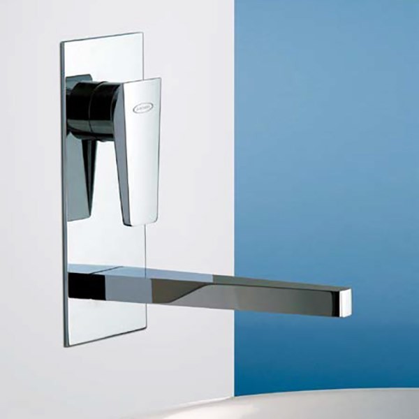 Фото встраиваемый смеситель для раковины jacuzzi rubinetteria beam amcr208wbjapi