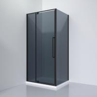 Душевое ограждение Black&White Stellar Wind 100x100 см S812 BG