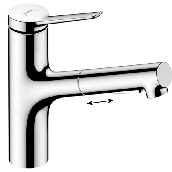Фото смеситель для кухонной мойки hansgrohe zesis 74801000