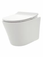 Унитаз подвесной AQUAme с сиденьем SoftClose 51.5 см AQM2001