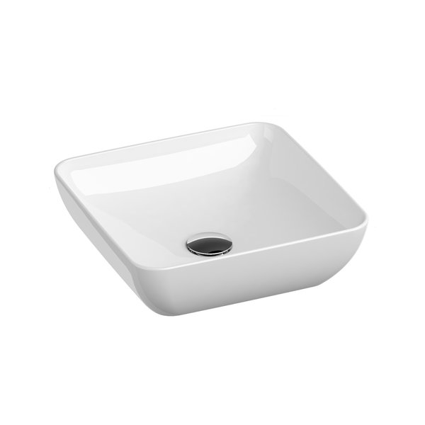 Фото раковина накладная ravak uni slim 38 см xjx01138001