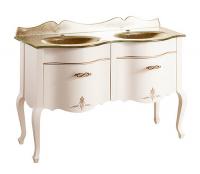Тумба под раковину Caprigo Бурже 140 см, цвет: bianco antico (B002) 11017