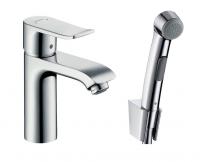 Смеситель с гигиеническим душем Hansgrohe Metris 31285000