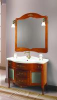 Тумба под раковину Bagno Piu Palladio 105 см, цвет: патина и декор PL-01-110-11