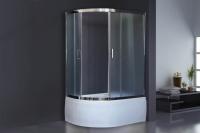 Душевое ограждение Royal Bath BK RB8120BK-C-CH-R 120x80 см