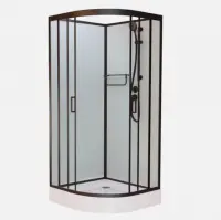 Душевая кабина Frank F400 Black 100x100 см 400004