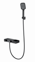 Термостатический смеситель для ванны Wonzon & Woghand, цвет: Черный матовый WW-B2551-A-MB
