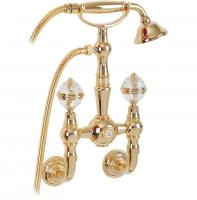 Смеситель для душа Migliore Cristalia New, цвет: золото (ручки Swarovski) 27183