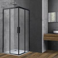Душевое ограждение Vincea Soft 90x90 см  VSS-3SO900CLB