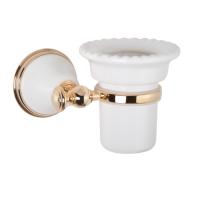 Стакан для зубных щеток, керамический TW collection Harmony TWHA109bi/oro