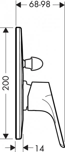 Фото смеситель для ванны hansgrohe focus 31947000