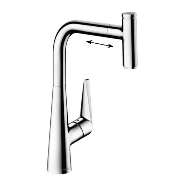 Фото смеситель для кухонной мойки hansgrohe talis select 72826000