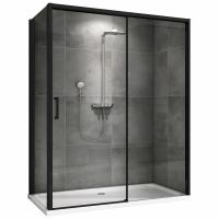 Душевое ограждение Abber Komfort AG93150B-S102B 150x100 см