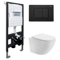 Унитаз с инсталляцией Abber Bequem AC1100T-AC0105-AC0120MB