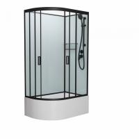 Душевая кабина Frank F412/2R Black 120x80 см 154009