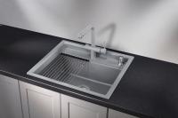 Кухонная мойка Granula 60 см 6003, АЛЮМИНИУМ