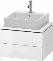 Тумба под раковину Duravit L-Cube 62 см, цвет: белый глянец LC580502222