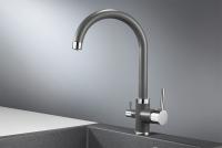 Смеситель для кухни Granula 2168, ГРАФИТ