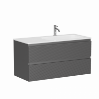 Тумба под раковину Sancos Folk 100 см, цвет: Grey soft FL100RGS