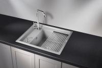 Кухонная мойка Granula 60 см 6004, АЛЮМИНИУМ