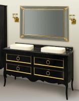 Тумба под раковину Bagno Piu Moretta 2.0 150 см, цвет: глянцевый лак MRD-1-150