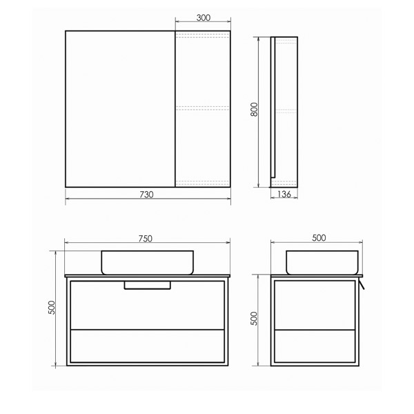 Фото зеркало comforty кёльн 75 см 4149061