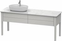 Тумба под раковину Duravit Luv 173 см, цвет: нордический белый матовый лак LU9563L3939