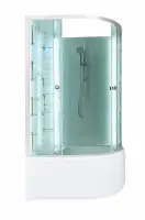 Душевая кабина DTO 80x120 см EM4512LNLED+GM с гидромассажем