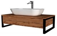 Тумба под раковину 1Marka Grunge Loft 80 см, цвет: дуб вотан У85842