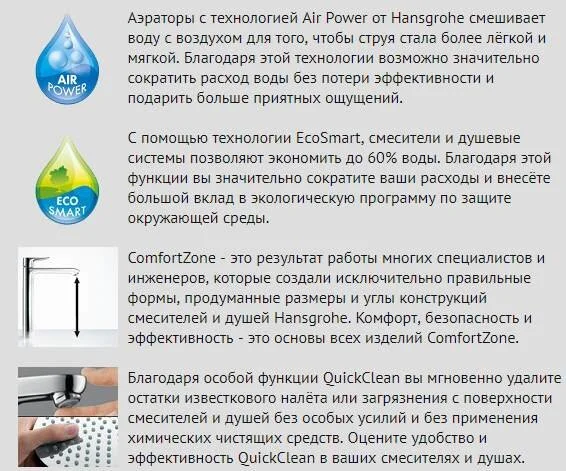 Фото смеситель для раковины hansgrohe talis e 71755000