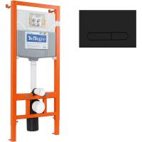 Инсталляция для унитаза с панелью смыва BelBagno BB001-120/BB007-PR-NERO.M