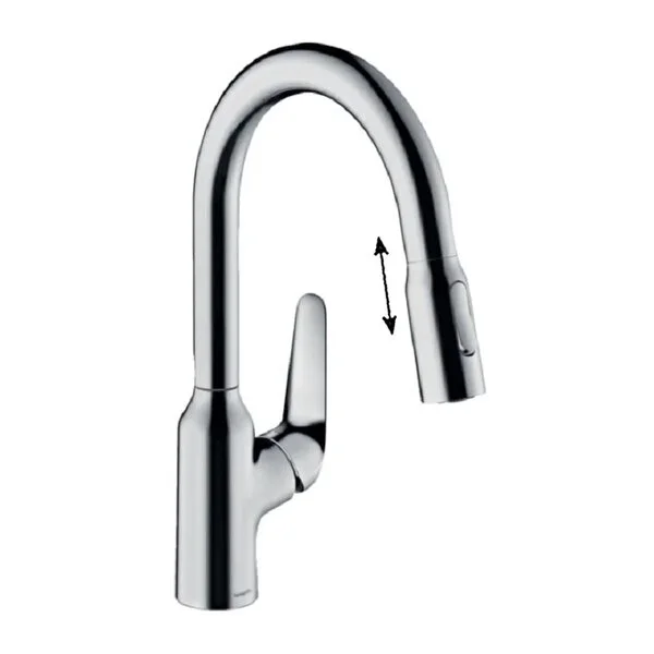 Фото смеситель для кухонной мойки hansgrohe focus 71801000