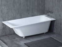 Ванна из искусственного камня Salini Orlando Kit 102112G 180x80 см, глянцевая