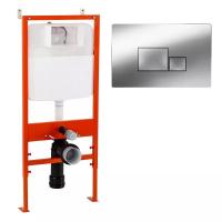 Инсталляция для унитаза с панелью смыва BelBagno BB026/BB071CR