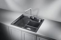 Кухонная мойка Granula 60 см 6003, ШВАРЦ