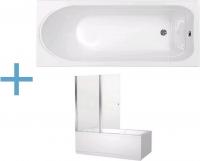 Акриловая ванна Aquanet West 150x70 см 00239760 + 00196049