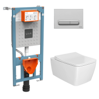 Унитаз с инсталляцией Vitra Metropole 9820B003-7201