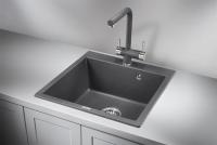 Кухонная мойка Granula 51 см 5102, ГРАФИТ