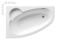 Акриловая ванна Ravak Asymmetric 150x100 см L C441000000