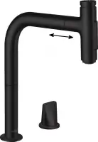 Смеситель для кухонной мойки Hansgrohe Metris Select 73818670