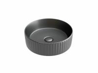 Раковина накладная Ceramicanova Element 36 см, цвет: антрацит CN6057MDH