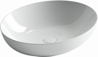 Раковина накладная Ceramicanova Element 52 см, цвет: белый CN6017