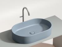 Раковина накладная Ceramicanova Element 60.8 см, цвет: серый CN6048MHL